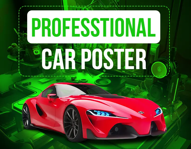 Automotive Social Media Post Design by Hammad Ahmed